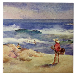 Sorolla - Jongen op het Zand Tegeltje