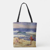 Sorolla - Jongen op het Zand Tote Bag (Achterkant)