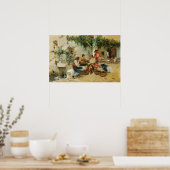 Sorolla - Meloenen verkopen Poster (Keuken)