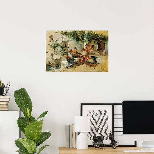 Sorolla - Melons verkopen Poster (Thuiskantoor)