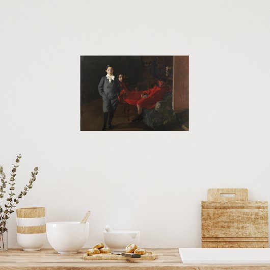 Sorolla - Mijn kinderen Poster (Keuken)