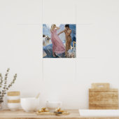 Sorolla - Na het baden Poster (Keuken)