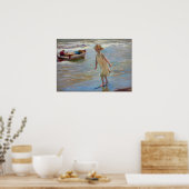 Sorolla - Nina on the Beach , Valencia Poster (Keuken)