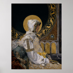 Sorolla - Santa in Prayer Poster