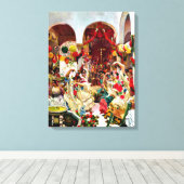 Sorolla-schilderij - Sevilla, de Dance Canvas Afdruk (Insitu (Houten vloer))