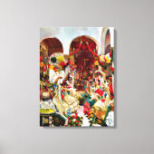 Sorolla-schilderij - Sevilla, de Dance Canvas Afdruk (Voorkant)