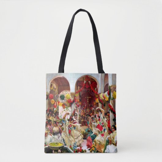 Sorolla-schilderij - Sevilla, de Dans Tote Bag (Voorkant)