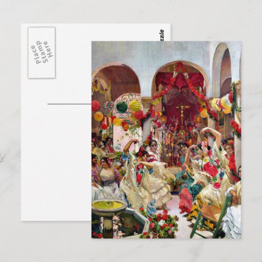 Sorolla: Sevilla-The Dance Briefkaart (Voorkant / Achterkant)