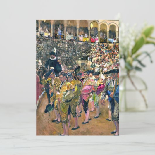 Sorolla - The Bullfighter Kaart (Staand voorkant)