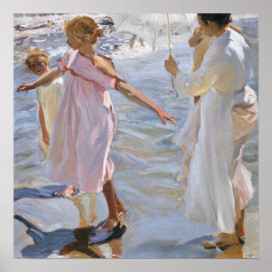 Sorolla - Tijd voor een bad, Valencia Poster