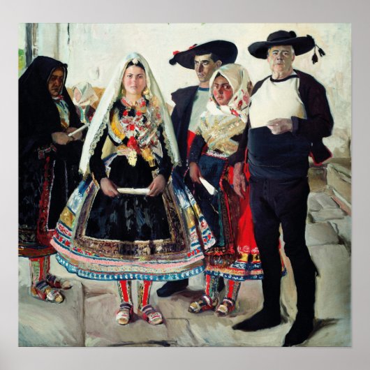 Sorolla - Typisch Lagarterana Poster (Voorkant)