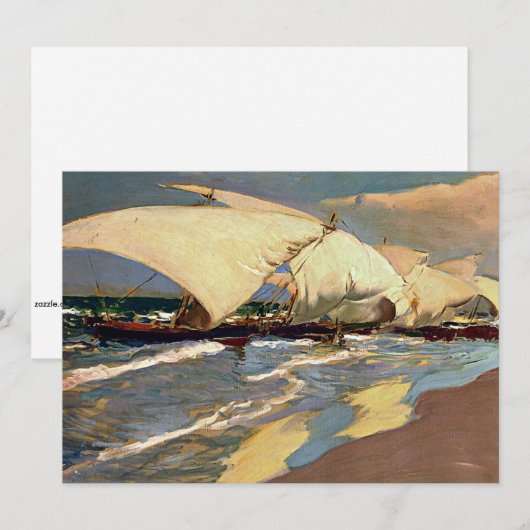 Sorolla - Valenciaanse Boats (Voorkant / Achterkant)