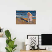 Sorolla - Visser met haar zoon Poster (Thuiskantoor)