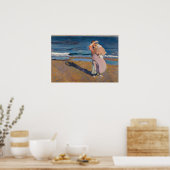 Sorolla - Visser met haar zoon Poster (Keuken)