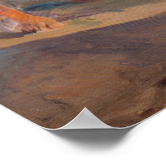 Sorolla - vissers uit Valencia Poster (Hoek)