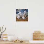 Sorolla - Wandelen langs de zeekust Poster (Keuken)