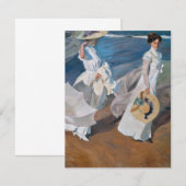 Sorolla Y Bastida - langs de kust Bedankkaart (Voorkant / Achterkant)