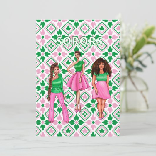 Sororen in 1908 (Staand voorkant)