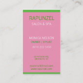 Sorority Girls Visitekaartje (Achterkant)