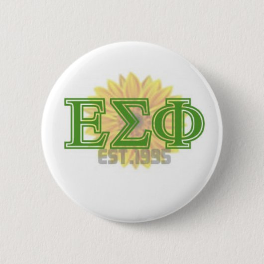 Sorority, Inc. Ronde Button 5,7 Cm (Voorkant)