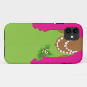 Sorority Life Pink Green Monogram Case-Mate iPhone Case (Achterkant (horizontaal))