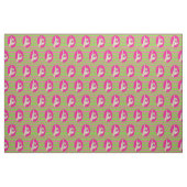 Sorority Life roze en groen weefsel Stof (Yard (91,4 cm))