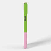 Sorority Life roze en groene illustratie Case-Mate iPhone Case (Achterkant / Rechts)