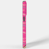 Sorority Life roze stache iPhone case (Achterkant / Rechts)