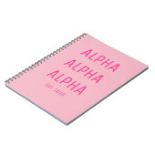 Sorority-notebook Notitieboek (Linkerzijde)