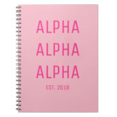 Sorority-notebook Notitieboek (Voorkant)