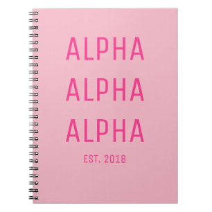 Sorority-notebook Notitieboek