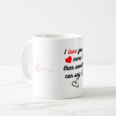 Sorprende a tu pareja con esta taza única  koffiemok (Voorkant links)