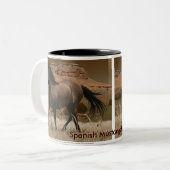 Sorraia Spanish Mustang Horse-Lover's Drink Mok (Voorkant links)