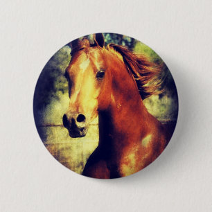 Sorrel Arabian Ronde Button 5,7 Cm