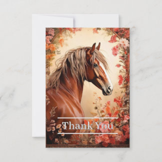 Sorrel Horse Bedankkaart