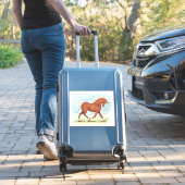 Sorrel Horse of Pony Equine Anatomy Chart Sticker (Koffer Insitu)