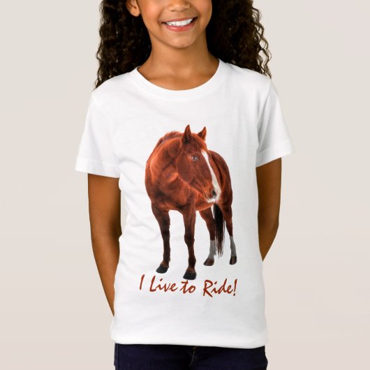 Sorrel Horse - Riders Equine Designer Shirt (Voorkant)
