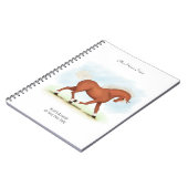 Sorrel Pony of Horse Persoonlijke Eigenaar Journal Notitieboek (Linkerzijde)