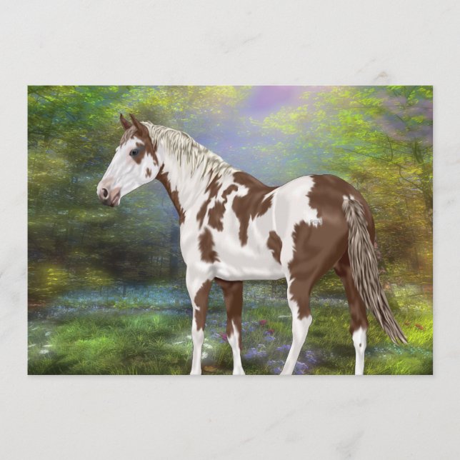 Sorrel Tovero Paint Horse Print (Voorkant)