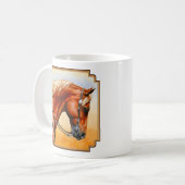Sorrel Western Pleasure Quarter Horse Koffiemok (Voorkant links)