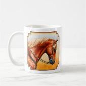 Sorrel Western Pleasure Quarter Horse Koffiemok (Links)