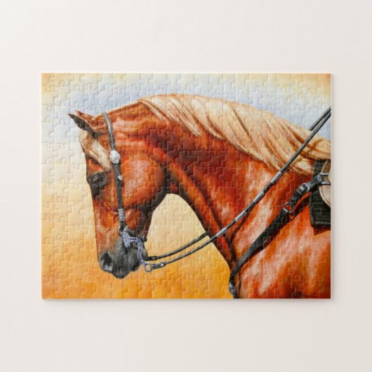 Sorrel Western Pleasure Quarter Horse Legpuzzel (Horizontaal)