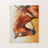 Sorrel Western Pleasure Quarter Horse Legpuzzel (Verticaal)