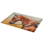 Sorrel Western Pleasure Quarter Horse Snijplank (Hoek)