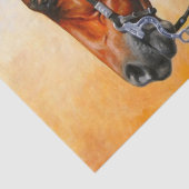 Sorrel Western Pleasure Quarter Horse Tissuepapier (Detail)