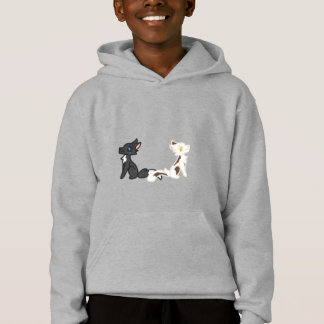 Sorreltail en runderpelt, kinder hoodie