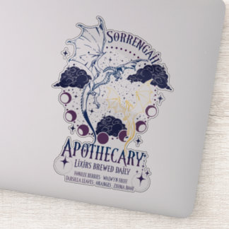 Sorrengail Apothecary officieuze vierde vleugel Me Sticker
