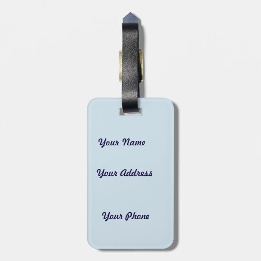 Sorrento - Bagagelabel (Achterkant verticaal)