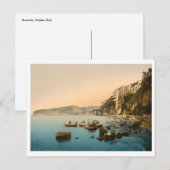 Sorrento door het Zee, Napels, Campanië, Italië Briefkaart (Voorkant / Achterkant)