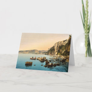 Sorrento door het zee, Napels, Italië, klassiek Ph Kaart